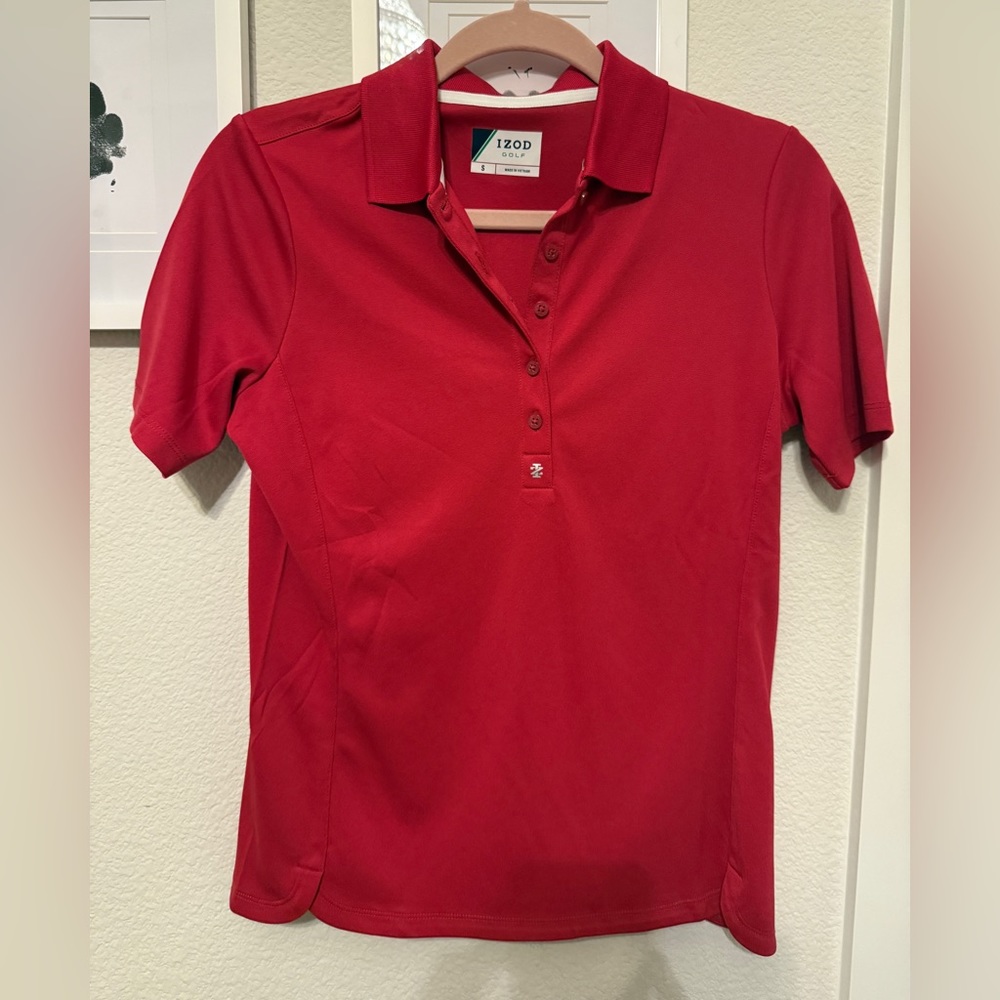 IZOD Women's Deep Pink Polo Shirt